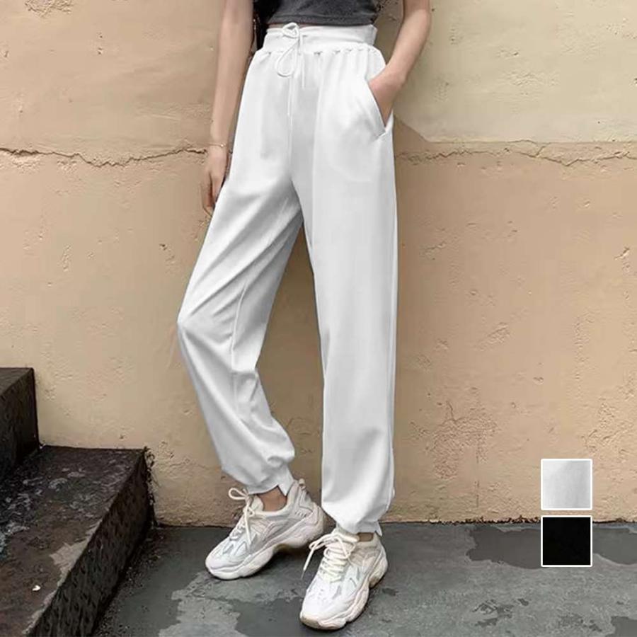 スウェット パンツ 細身 レディース 韓国 84bixin 001 アイコネクトショップ ヤフー店 通販 Yahoo ショッピング