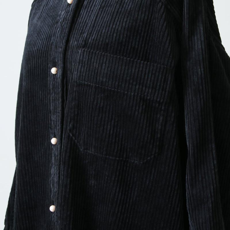 Blanc Basque ブランバスク コーデュロイパールボタンシャツワンピース Icora ヤフーショッピング店 通販 Yahoo ショッピング