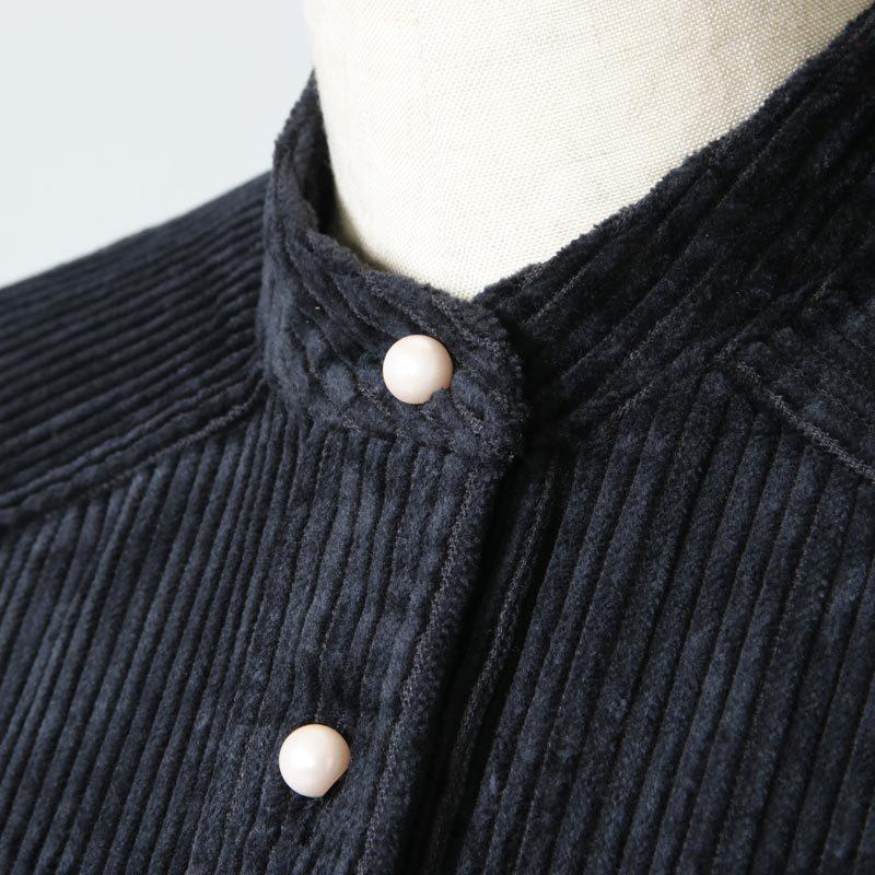 Blanc Basque ブランバスク コーデュロイパールボタンシャツワンピース Icora ヤフーショッピング店 通販 Yahoo ショッピング