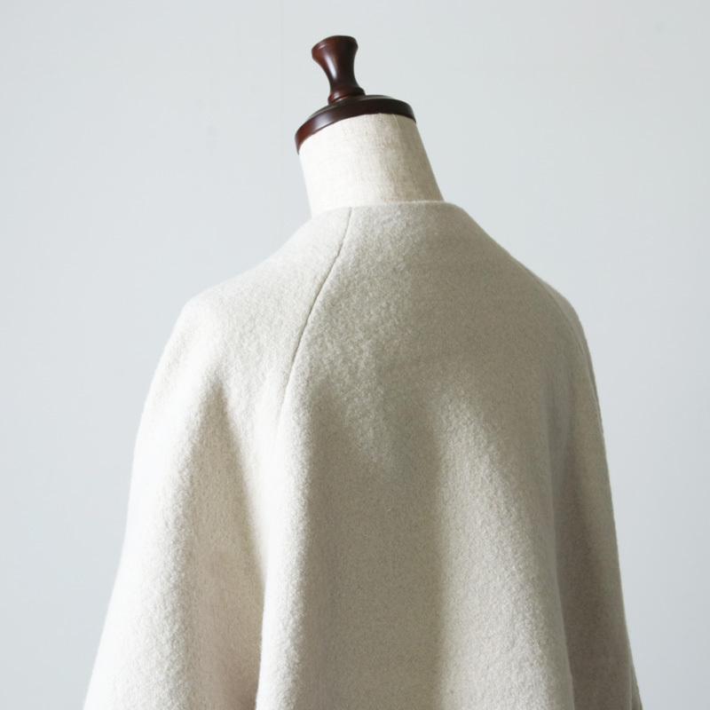 evam eva evameva (エヴァムエヴァ) press wool short coat evam eva evameva (エヴァムエヴァ) press wool short coat