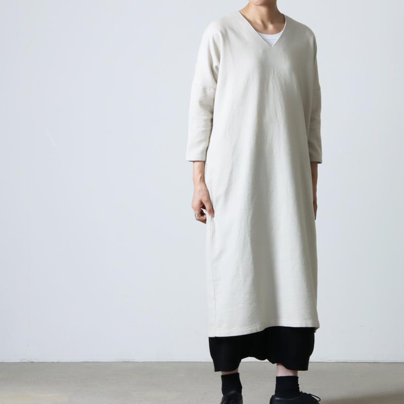 evameva (エヴァムエヴァ) v neck one piece / Vネックワンピース 