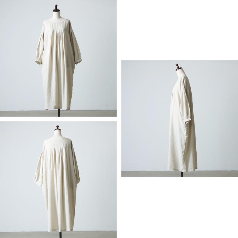evameva (エヴァムエヴァ) cotton silk one piece / コットンシルクワンピース｜icora｜20