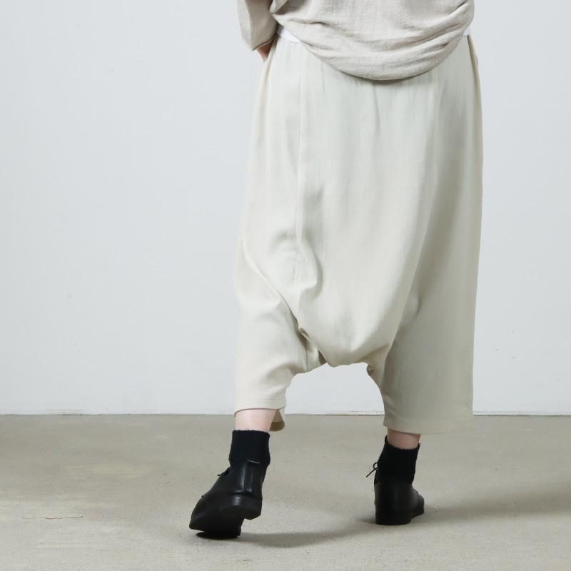 evameva エヴァムエヴァ　サルエルパンツ evameva (エヴァムエヴァ) linen sarrouel pants / リネン