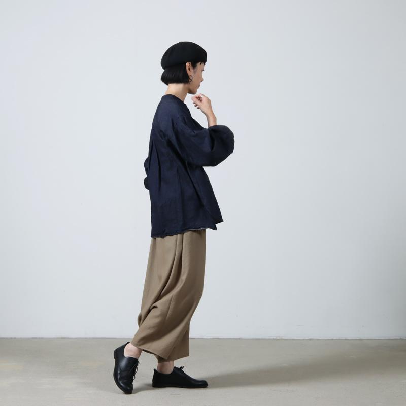 FACTORY (ファクトリー) 強撚ウール サルエルパンツ : ICORA FACTORY (ファクトリー) 強撚ウール サルエルパンツ : ICORA
