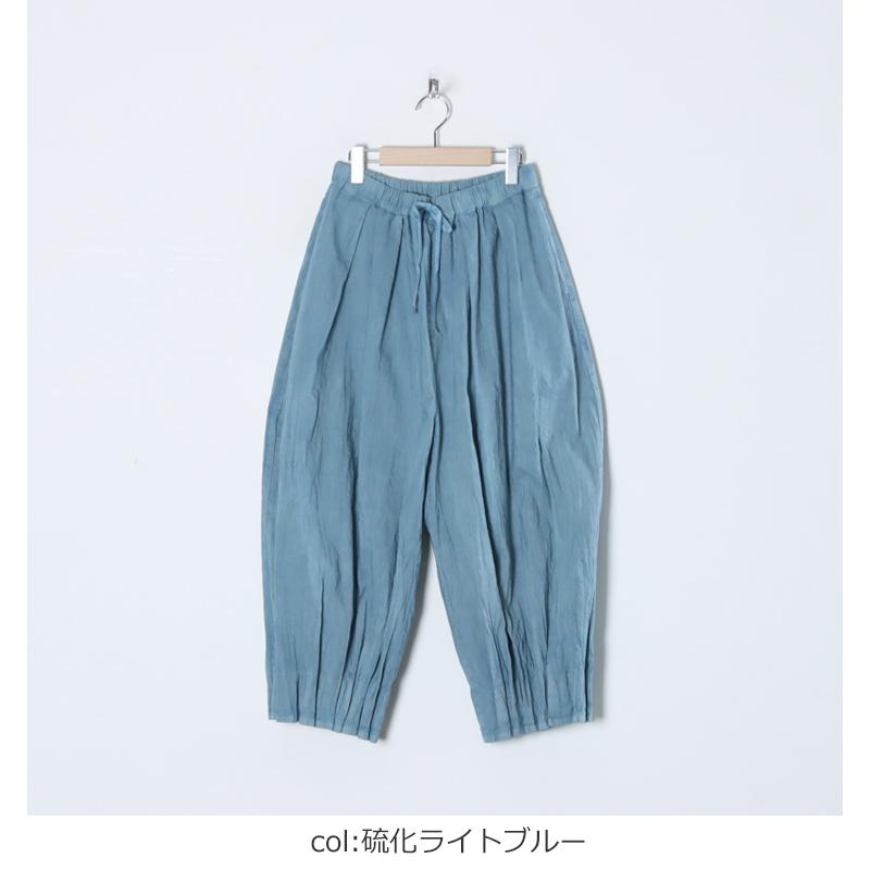 FACTORY (ファクトリー) 綿麻 プリーツパンツ : ICORA ヤフー FACTORY (ファクトリー) 綿麻 プリーツパンツ : ICORA ヤフー