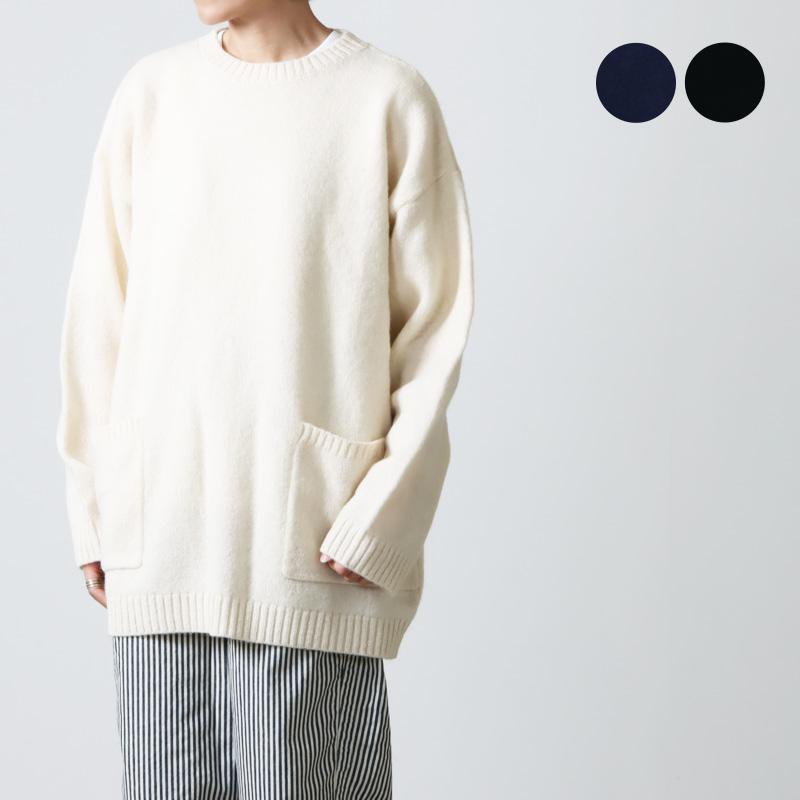 LOLO (ロロ) シェットランドウール ハーフ丈セーター size:S 