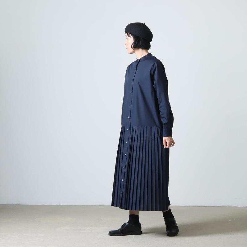 専用品です　ミズイロインド mizuiro ind プリーツカラーワンピース mizuiro ind プリーツカラーワンピース｜ MARcourt ONLINE STORE