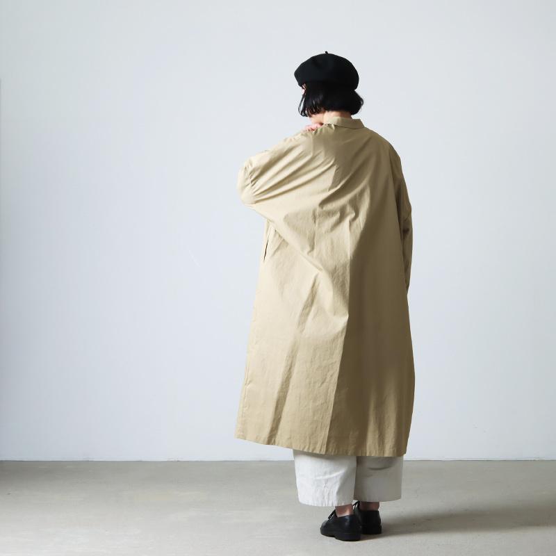 mizuiroind mizuiro ind (ミズイロインド) 比翼ワイドシャツ mizuiroind mizuiro ind (ミズイロインド) 比翼ワイドシャツ