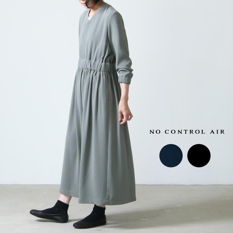 No Control Air ノーコントロールエアー アセテートポリエステル ライトクレープダブルクロス ハイウエストギャザーワンピース Icora ヤフーショッピング店 通販 Yahoo ショッピング