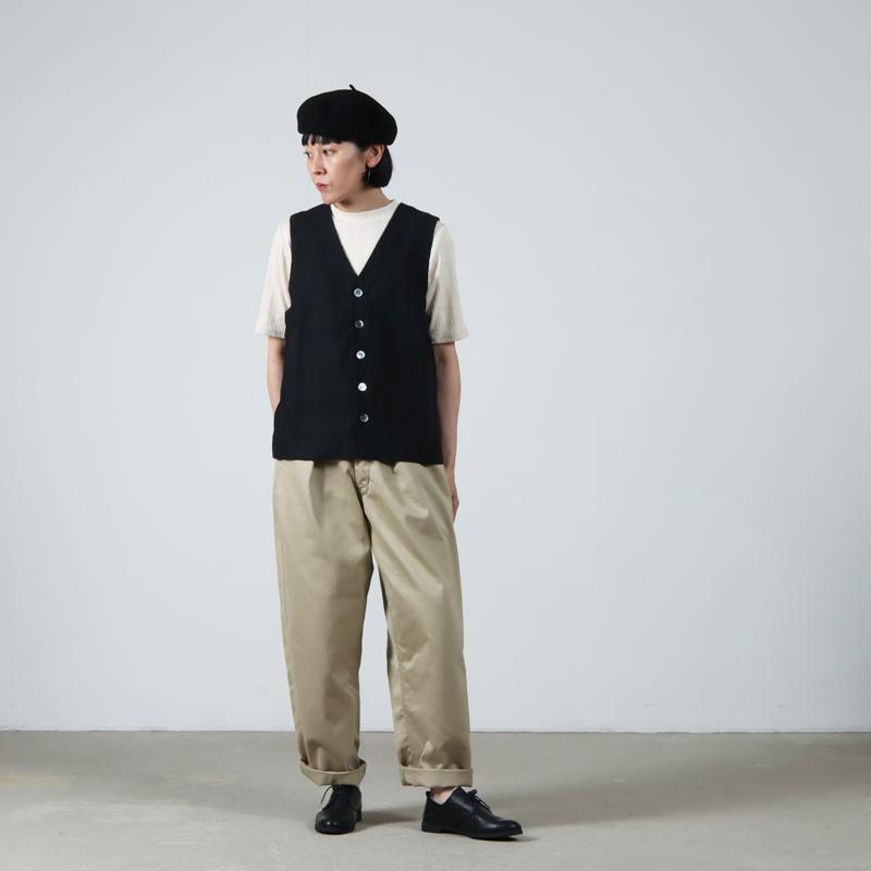 Ordinary Fits (オーディナリーフィッツ) TUCK WIDE PANTS  #UNISEX size28 / タックワイドパンツ（ユニセックス）28インチ｜icora｜08