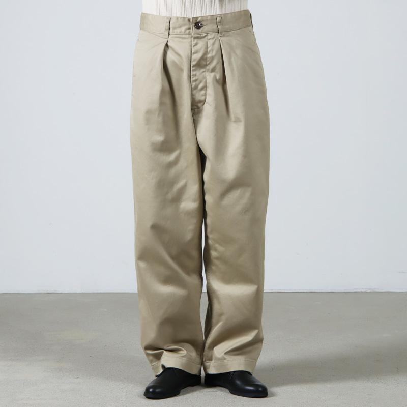 Ordinary Fits (オーディナリーフィッツ) TUCK WIDE PANTS  #UNISEX size28 / タックワイドパンツ（ユニセックス）28インチ｜icora｜10