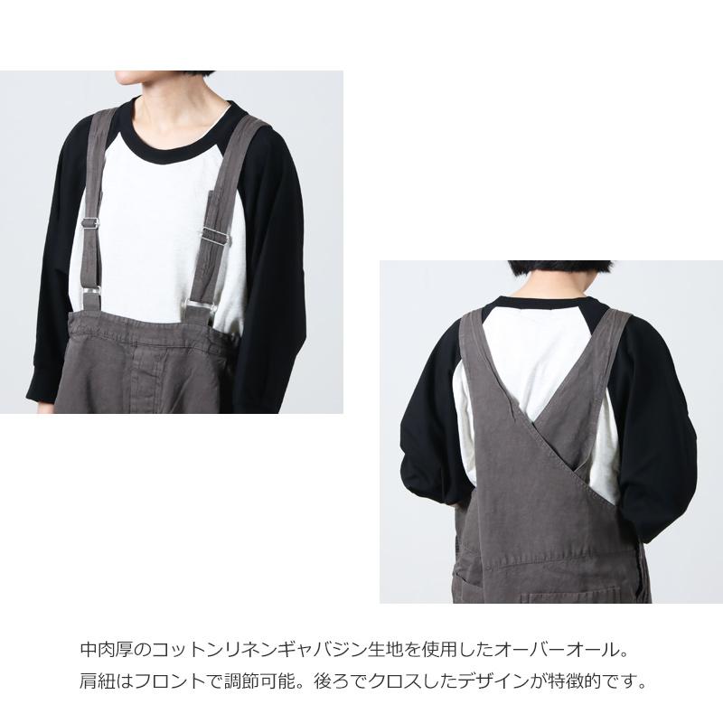 Veritecoeur ヴェリテクール ガーメントダイオーバーオールリネン