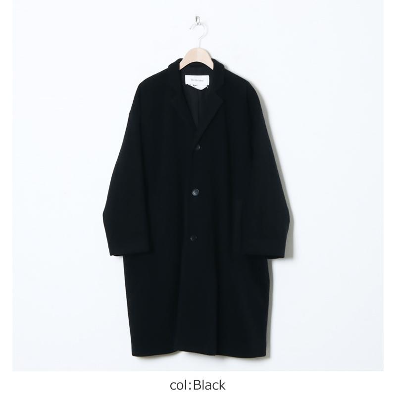 削除値下げ　ヴェリテクール　ブランケットコート　黒 ヴェリテクール ブランケットコート 日本製