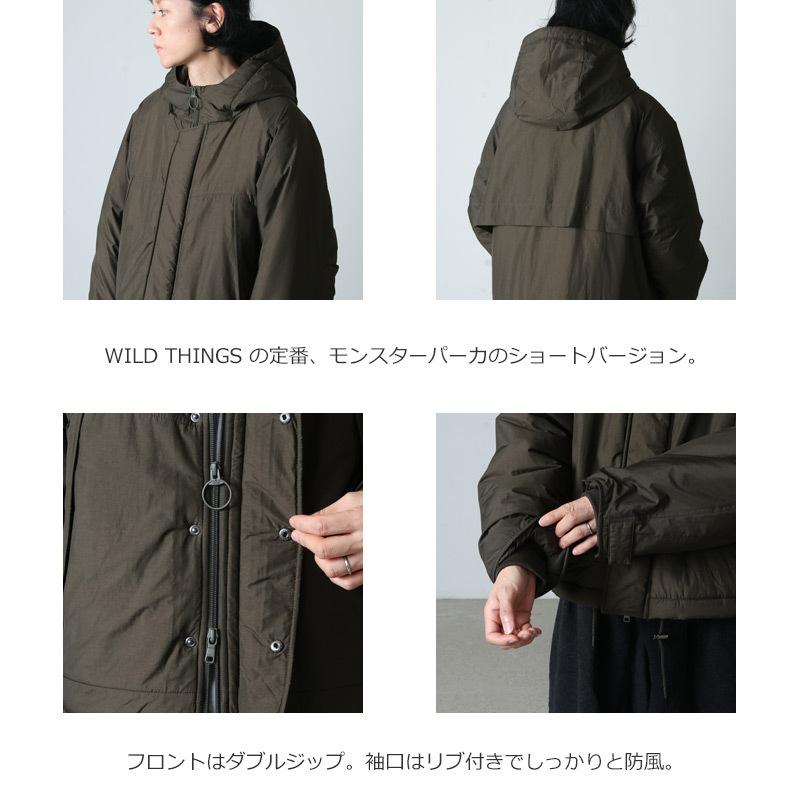 WILD THINGS (ワイルドシングス) W'S SHORT MONSTER PARKA WILD THINGS (ワイルドシングス) W'S SHORT MONSTER PARKA