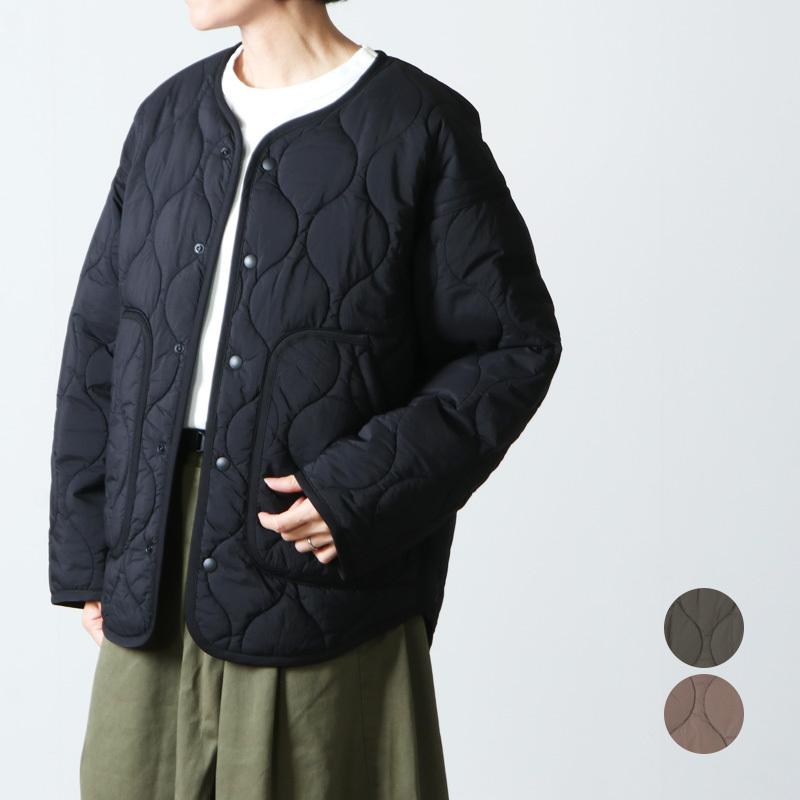 WILD THINGS (ワイルドシングス) W'S NO COLLAR QUILTED JACKET WILD THINGS (ワイルドシングス) W'S NO COLLAR QUILTED JACKET