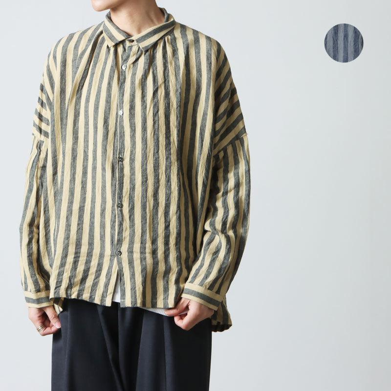 ICHI Antiquites (イチアンティークス) リネンazumadakiストライプ