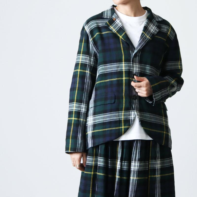 ICHI Antiquites (イチアンティークス) リネンウール タータンチェック  