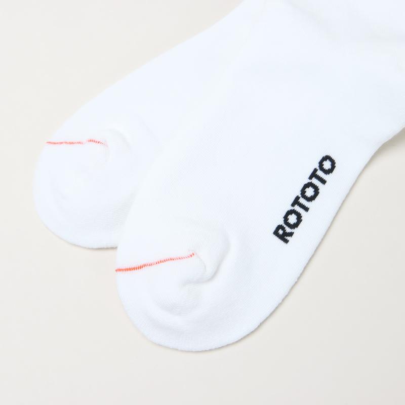 【20% OFF】RoToTo (ロトト) FINE PILE STRIPED CREW SOCKS / ファインパイルストライプクルーソックス｜icora｜06