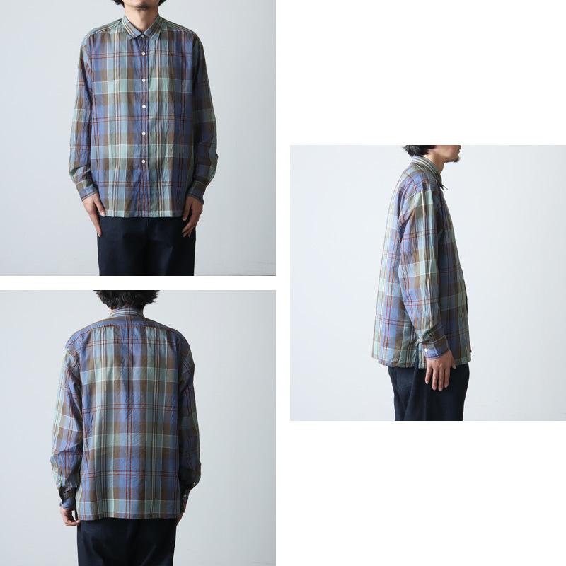定番人気 Kaptain Sunshine レギュラーカラーシャツ Shirt Collar Regullar キャプテンサンシャイン 長袖 Size 40 Renergycoin Com