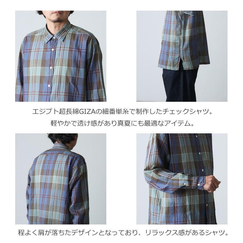 定番人気 Kaptain Sunshine レギュラーカラーシャツ Shirt Collar Regullar キャプテンサンシャイン 長袖 Size 40 Renergycoin Com