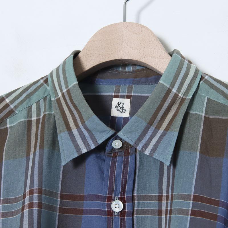 定番人気 Kaptain Sunshine レギュラーカラーシャツ Shirt Collar Regullar キャプテンサンシャイン 長袖 Size 40 Renergycoin Com