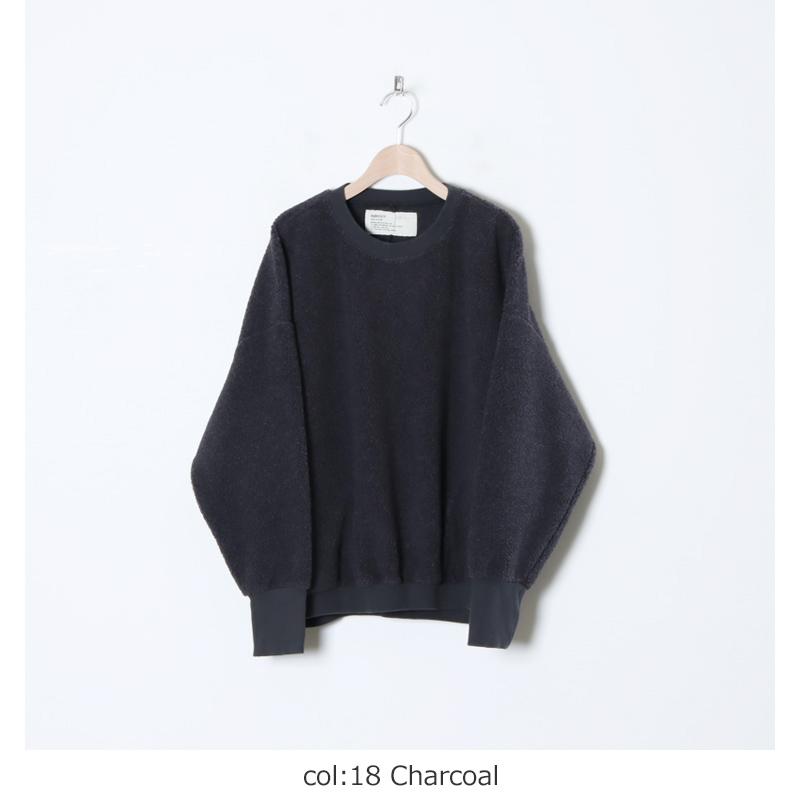 【あふ】【新品】ハーベスティ エッグプルオーバー チャコール 30% OFF】HARVESTY (ハーベスティ) エッグプルオーバー : ICORA