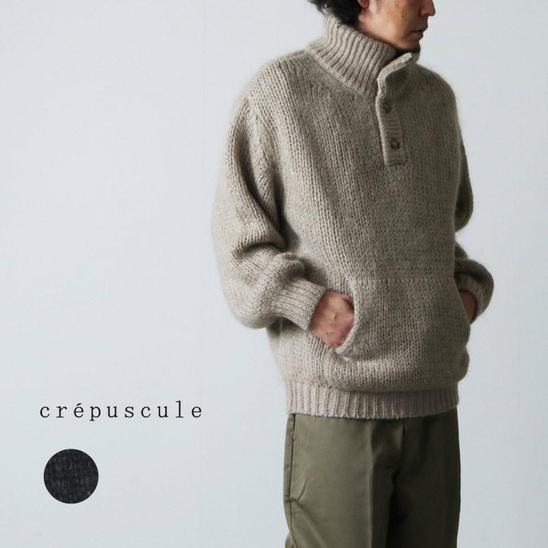 crepuscule (クレプスキュール) mohair lowgage high neck / モヘア  