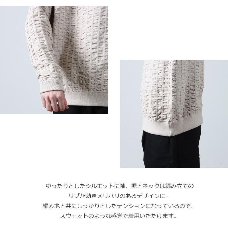 crepuscule 【30% OFF】crepuscule (クレプスキュール) Wave Knit 