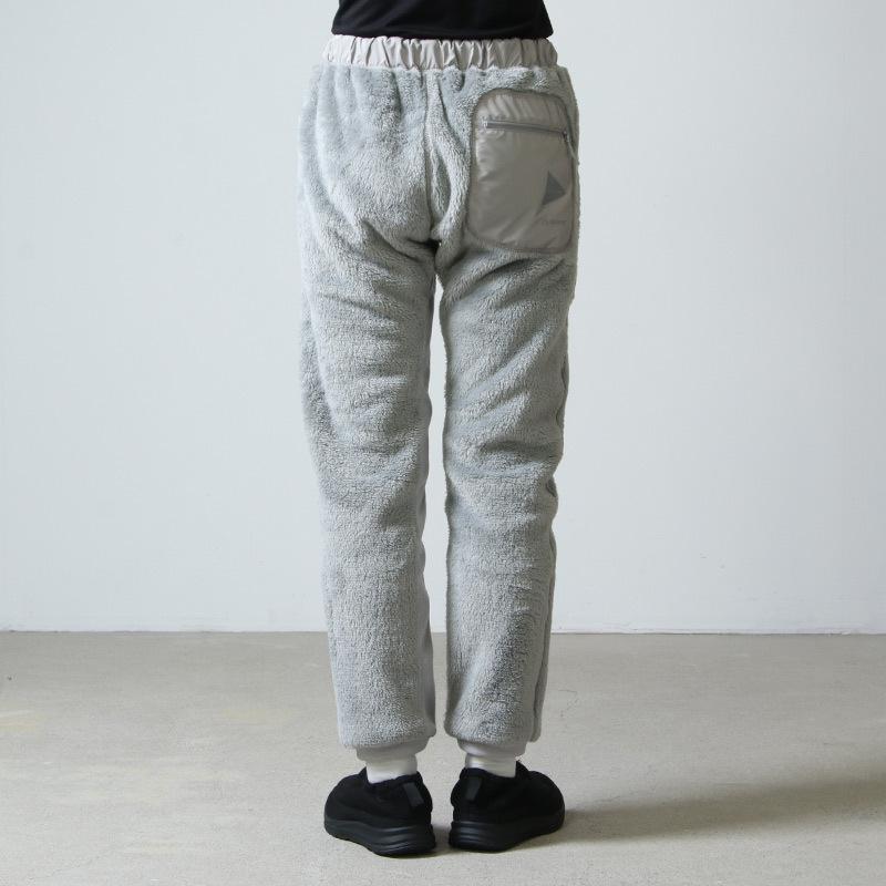 and wander (アンドワンダー) high loft fleece pants / ハイロフト 