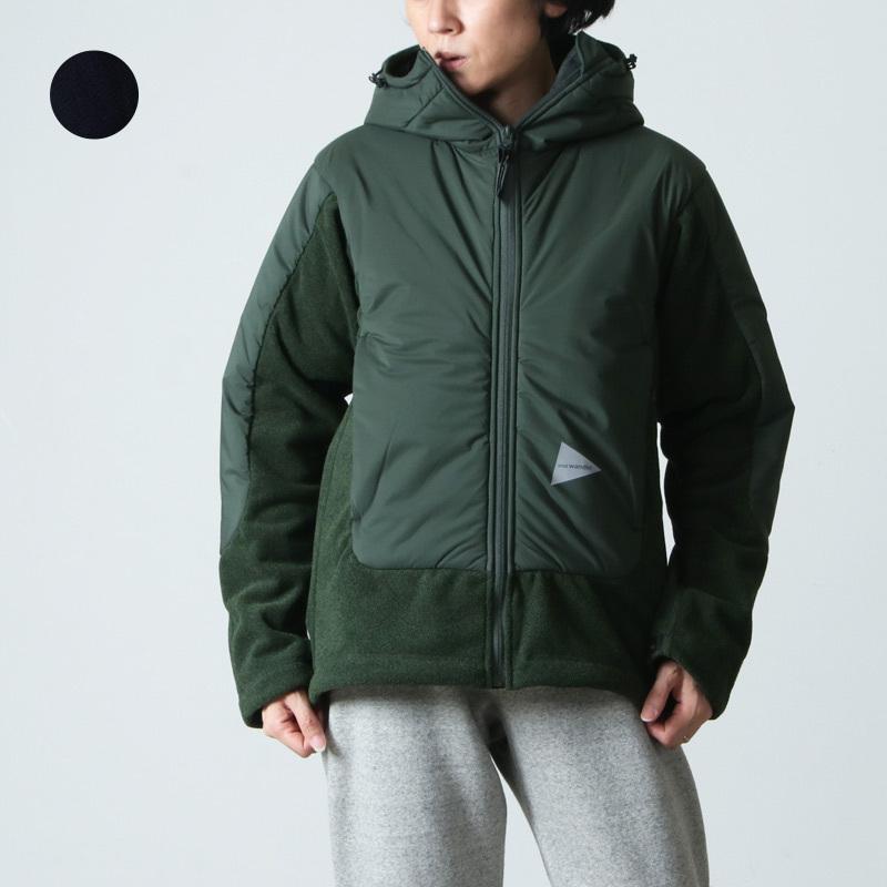 and wander (アンドワンダー) top fleece jacket / トップフリースジャケット :349115001:ICORA  ヤフーショッピング店 - 通販 - Yahoo!ショッピング