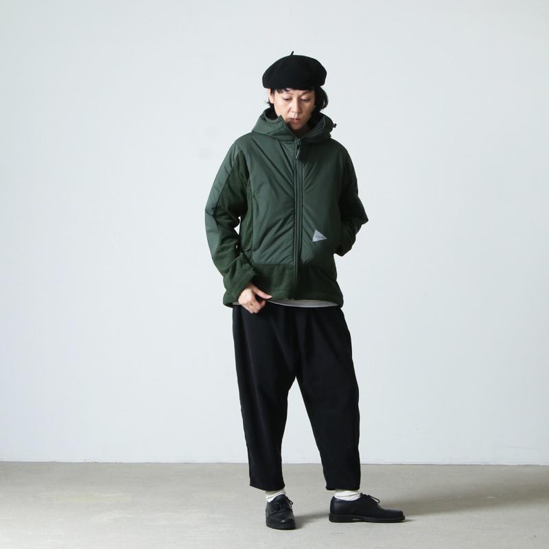 and wander (アンドワンダー) top fleece jacket / トップフリース 