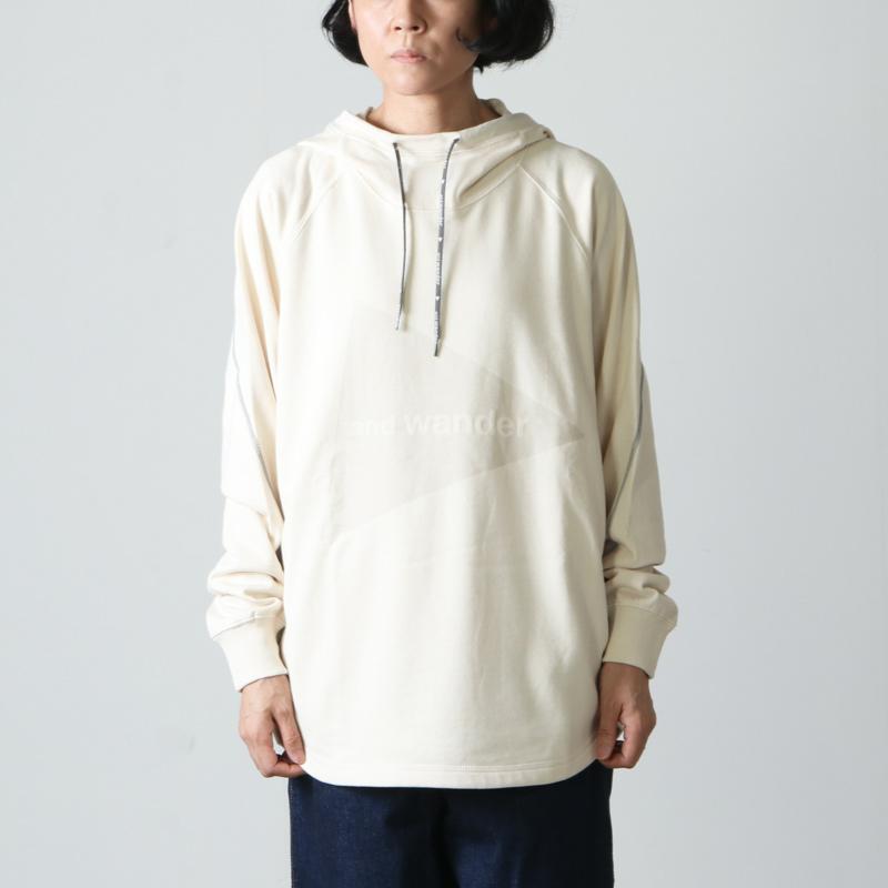 and wander (アンドワンダー) sweat hoodie size0 / スウェット 