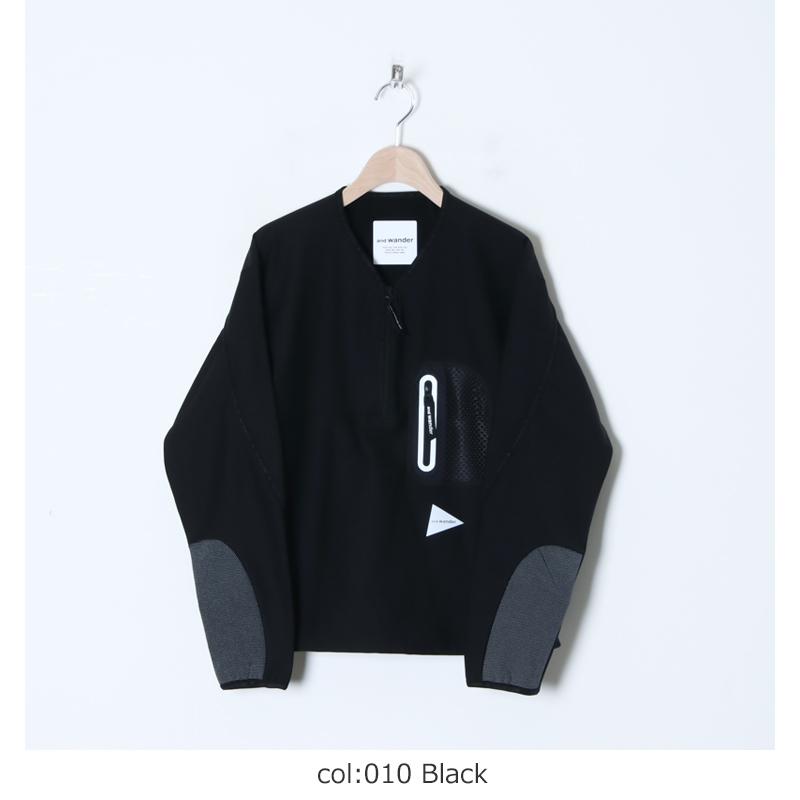 and wander - 専用　and wander  ライトリッププルオーバー and wander (アンドワンダー) light fleece pullover / ライト
