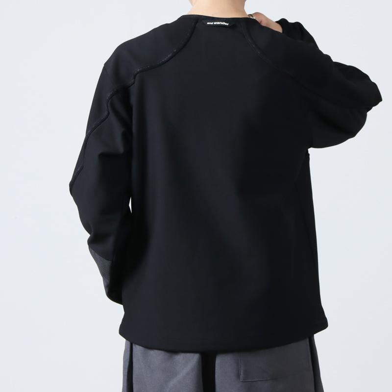 and wander Light Sweat Pullover スウェット M and wander