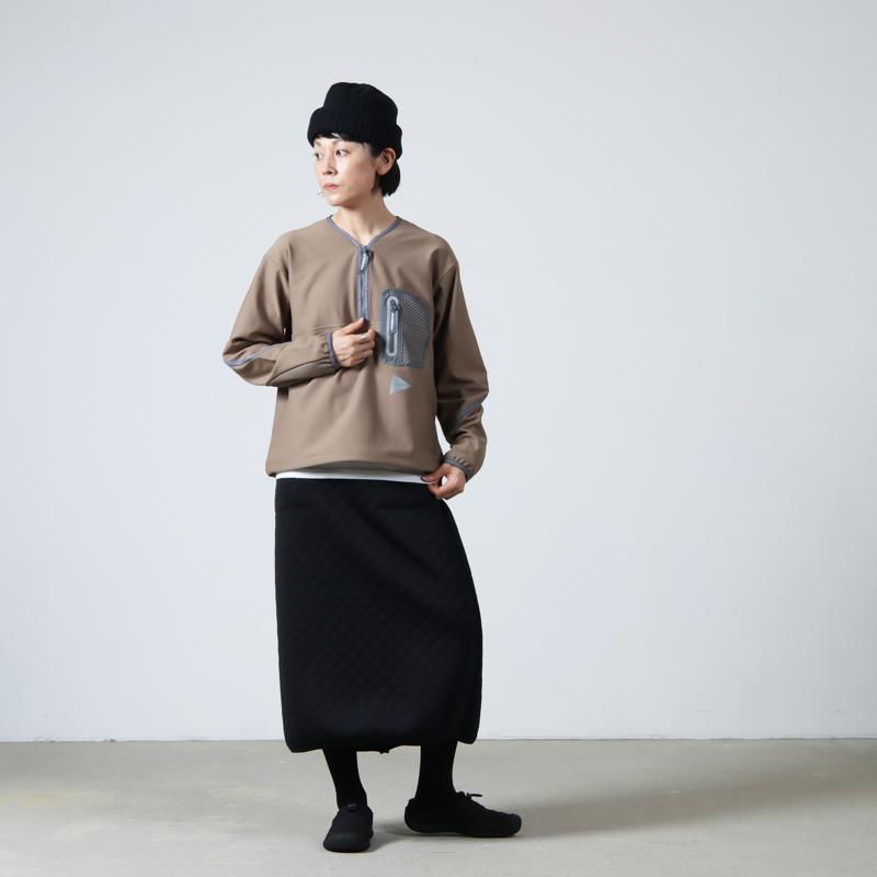 and wander - 専用　and wander  ライトリッププルオーバー and wander (アンドワンダー) light fleece pullover / ライト