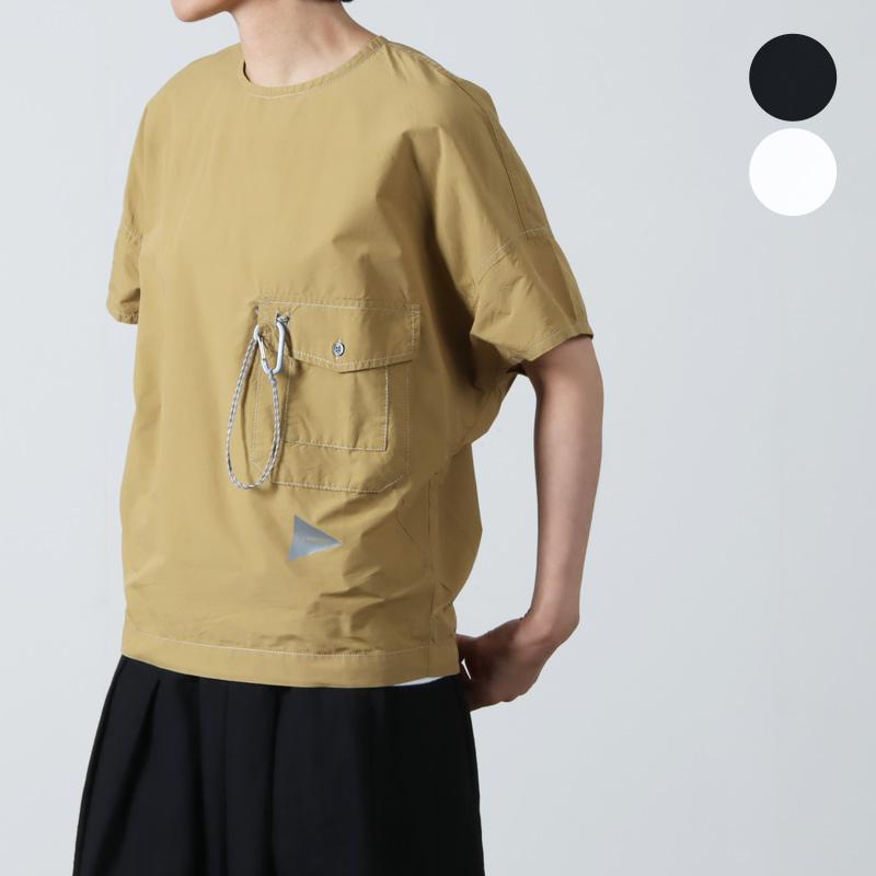 and wander (アンドワンダー) CORDURA typewriter SS pullover (W 