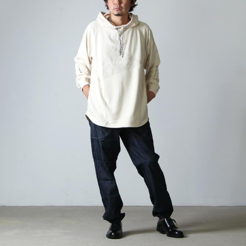 and wander (アンドワンダー) sweat hoodie / スウェット