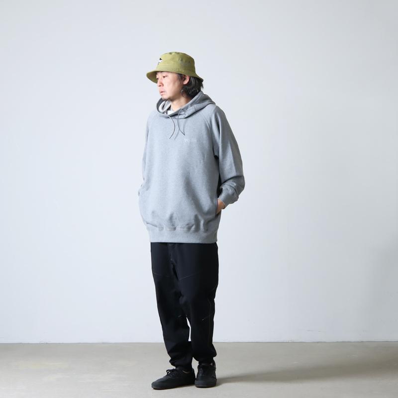 and wander (アンドワンダー) DRY COTTON SWEATHOODIE MKxAWD 