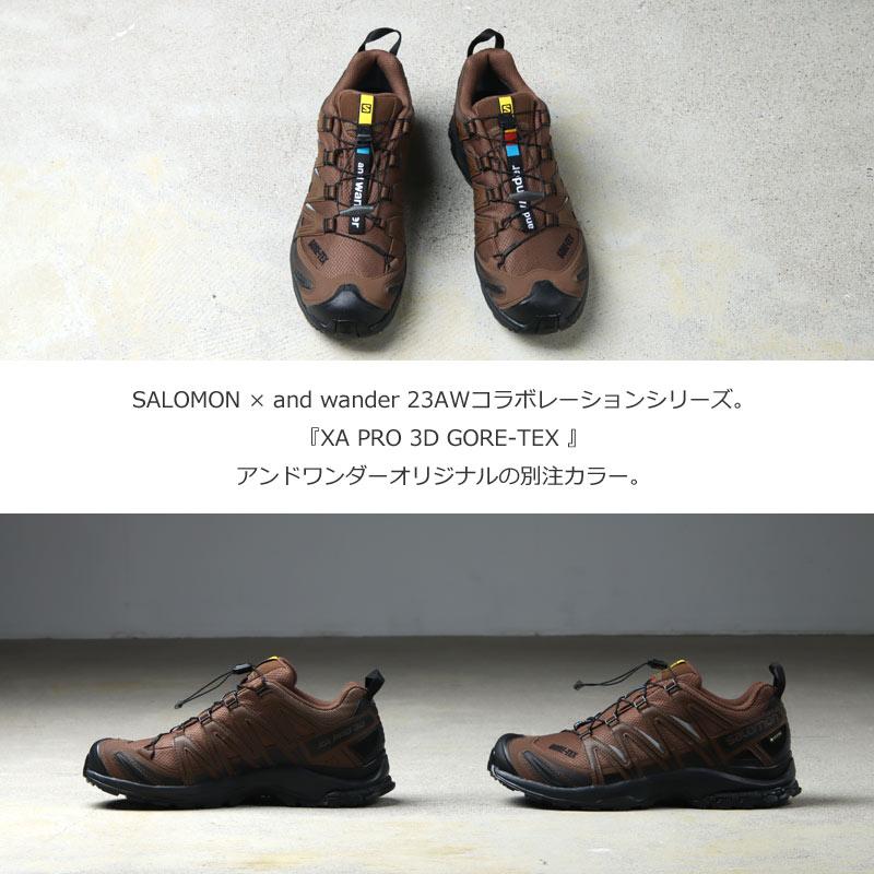 and wander (アンドワンダー) SALOMON × XA PRO 3D GORE-TEX 