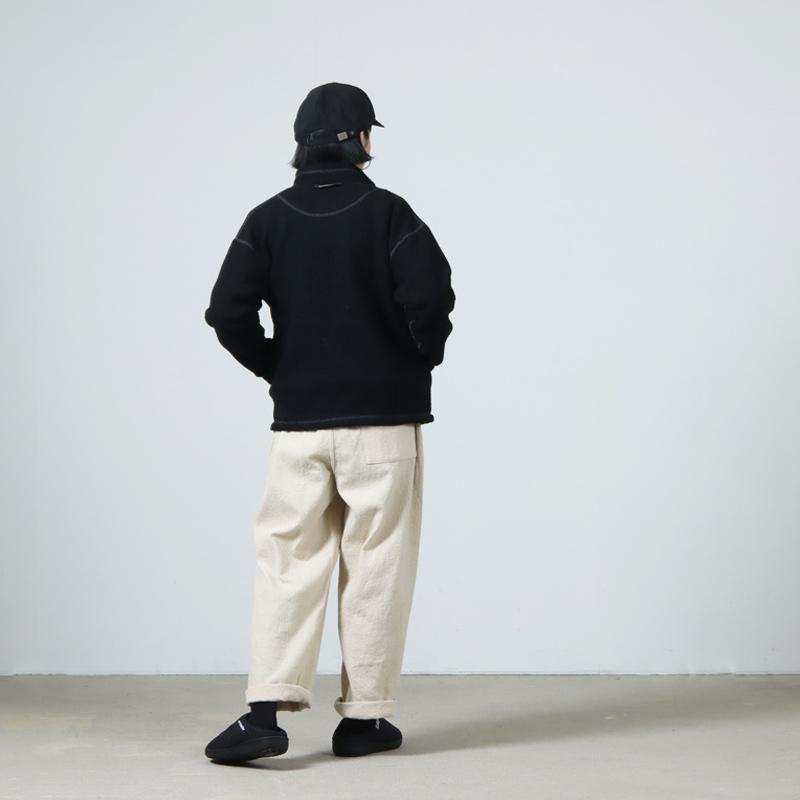 and wander (アンドワンダー) re wool JQ stand zip / リサイクル 