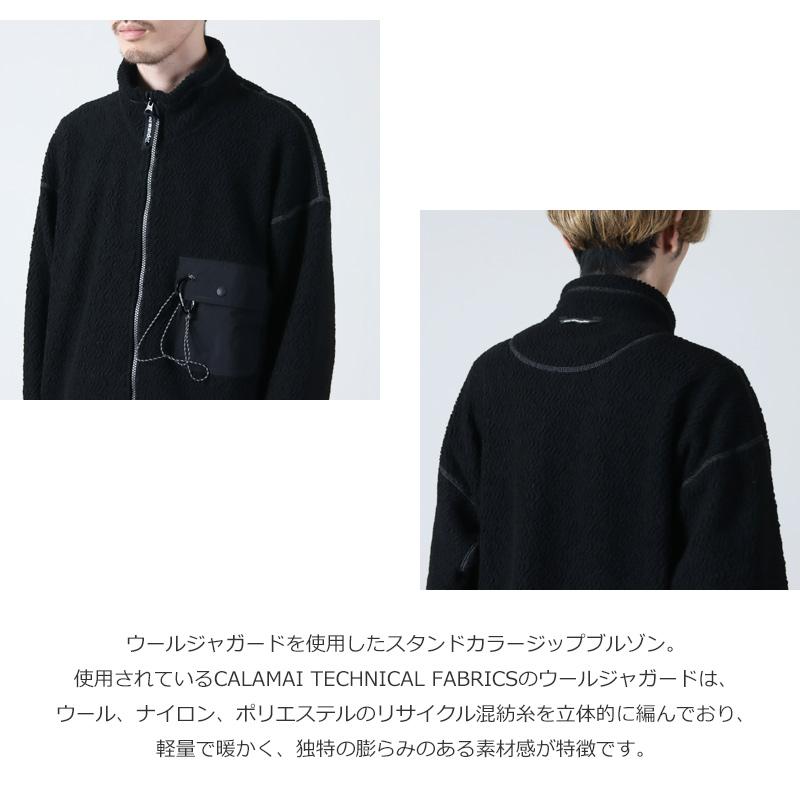 and wander (アンドワンダー) re wool JQ stand zip / リサイクル 