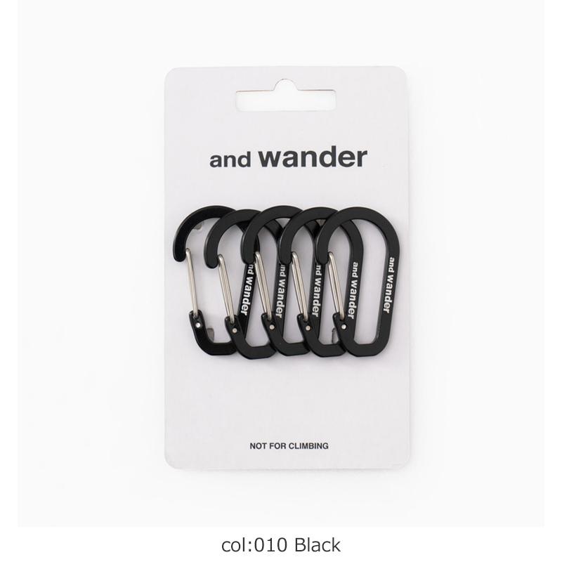 and wander (アンドワンダー) mini carabiner set / ミニカラビナ―セット｜icora｜05