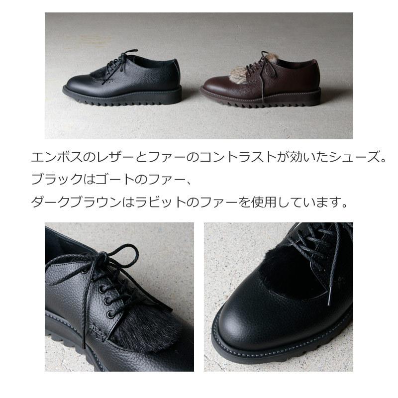 hender scheme ラビットファー 革靴 エンダースキーマ black 【公式通販】