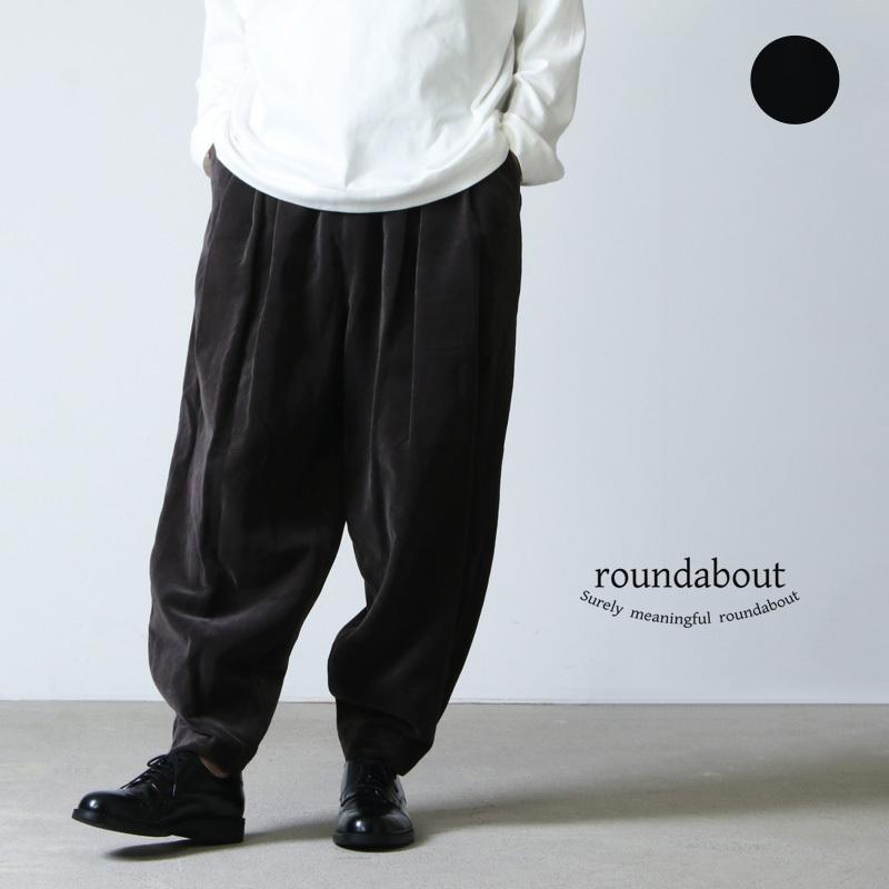 roundabout (ラウンダバウト) Velvet Wide Easy Pants / ベルベットワイドイージーパンツ  :356215002:ICORA ヤフーショッピング店 - 通販 - Yahoo!ショッピング