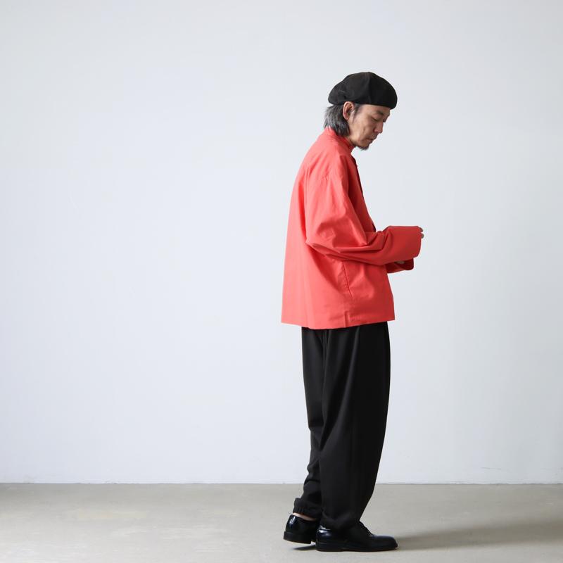 30% OFF】roundabout (ラウンダバウト) L/S Double Band Collar Shirt  