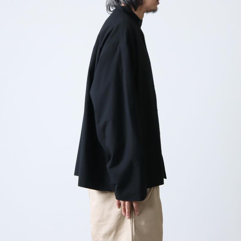 30% OFF】roundabout (ラウンダバウト) L/S Double Band Collar Shirt  