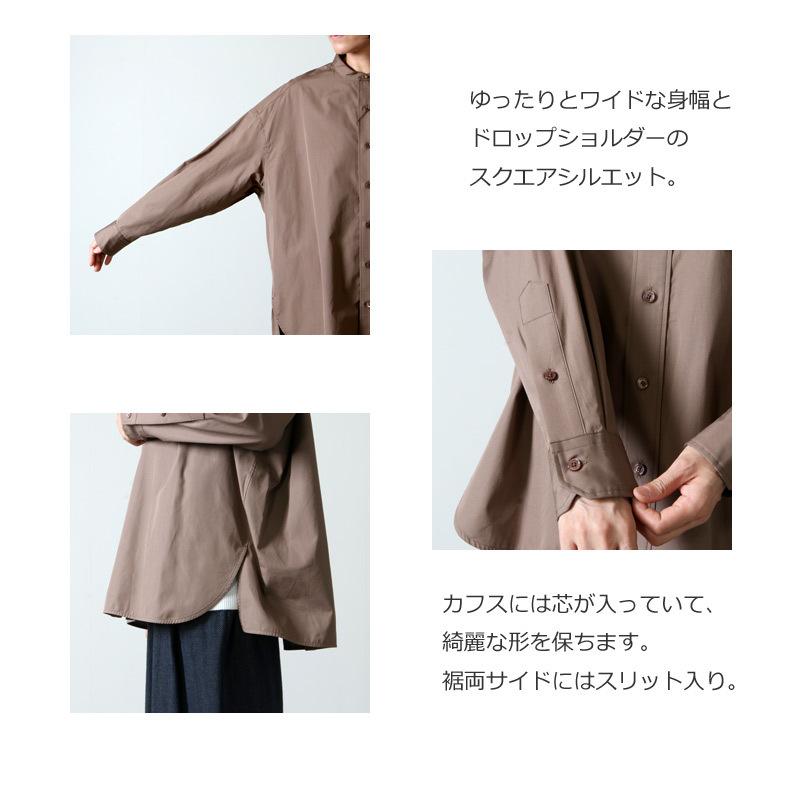TICCA (ティッカ) ノーカラースクエアビッグシャツ : ICORA ヤフー 