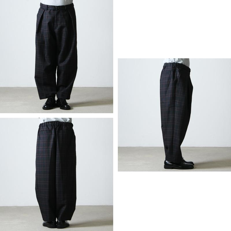 is-ness (イズネス) WOOL TUCK TROUSERS : ICORA ヤフーショッピング店 