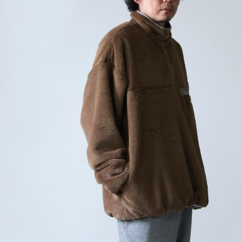 is-ness (イズネス) REVERSIBLE PULLOVER FLEECE JACKET 