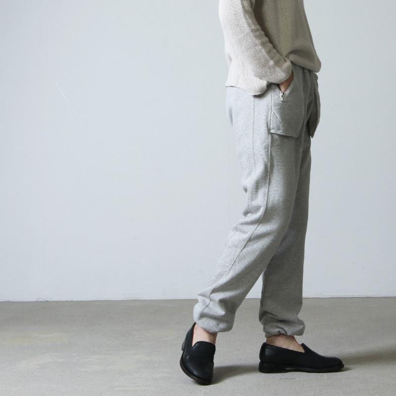 unfil (アンフィル) vintage cotton-fleece truck pants  